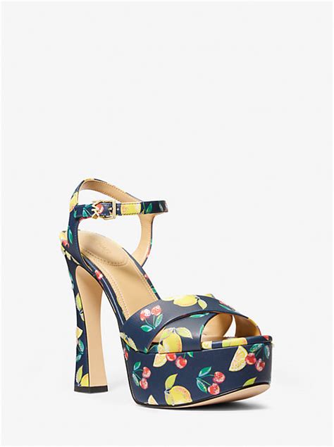 michael kors leona|MICHAEL Michael Kors Leona Platform Sandals .